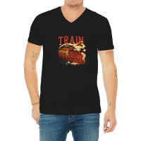 Whiskey Train V-neck Tee | Artistshot