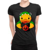 Dinosaur Rubber Duck Nature Ladies Fitted T-shirt | Artistshot