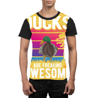 Duck Gift Breeder Retro Tumblr Graphic T-shirt | Artistshot