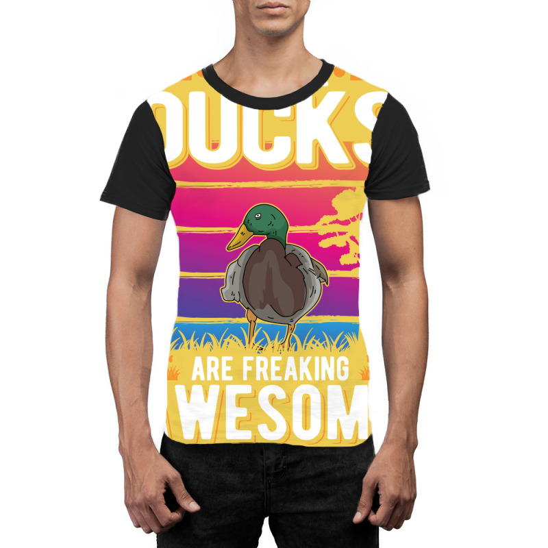 Duck Gift Breeder Retro Tumblr Graphic T-shirt by atitikanokok | Artistshot