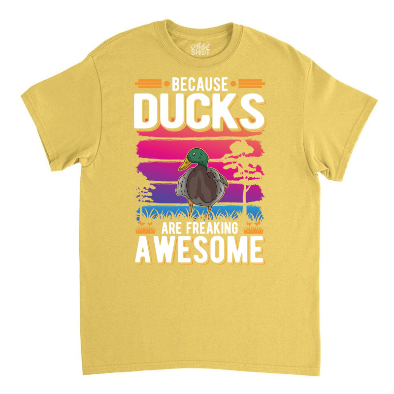 Duck Gift Breeder Retro Tumblr Classic T-shirt by atitikanokok | Artistshot