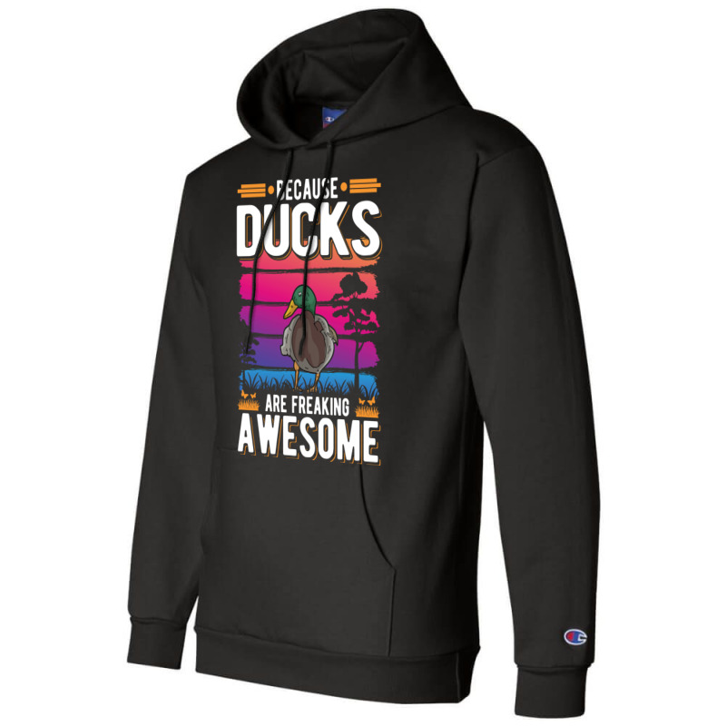 Duck Gift Breeder Retro Tumblr Champion Hoodie by atitikanokok | Artistshot