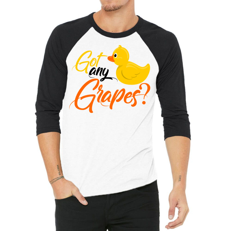 Got Any Grapes The Duck Song 3/4 Sleeve Shirt | Artistshot