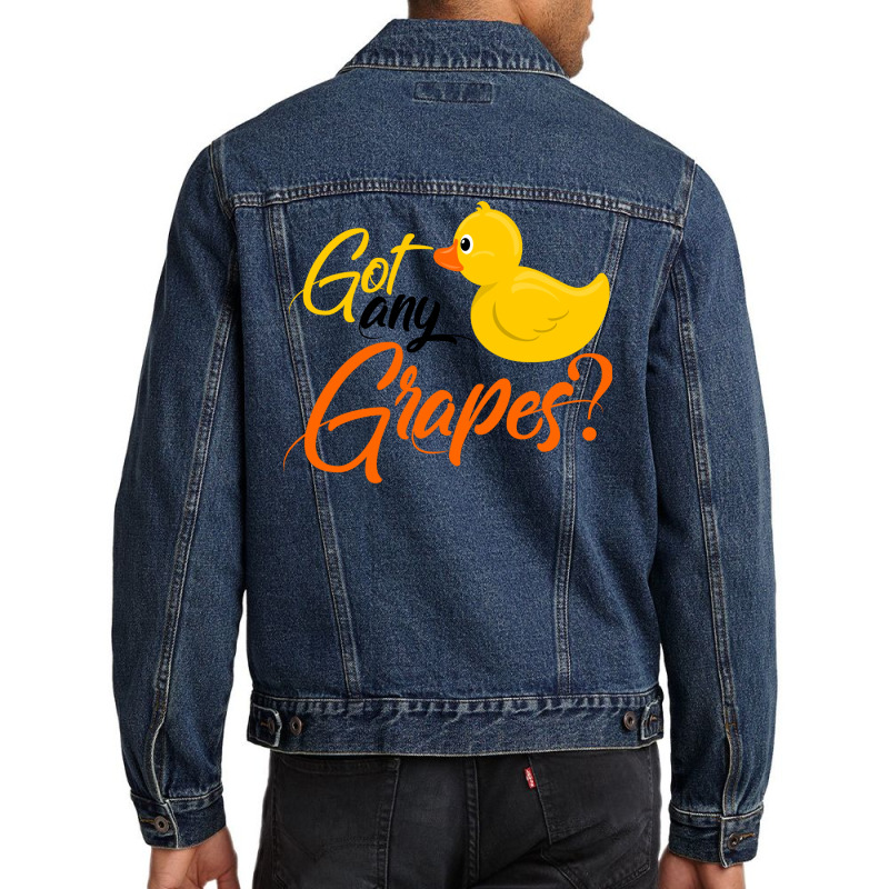 Got Any Grapes The Duck Song Men Denim Jacket | Artistshot