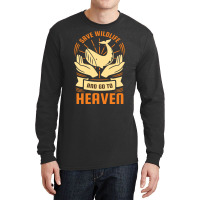 Earth Day Save Wildlife And Go To Heaven Hipster Long Sleeve Shirts | Artistshot