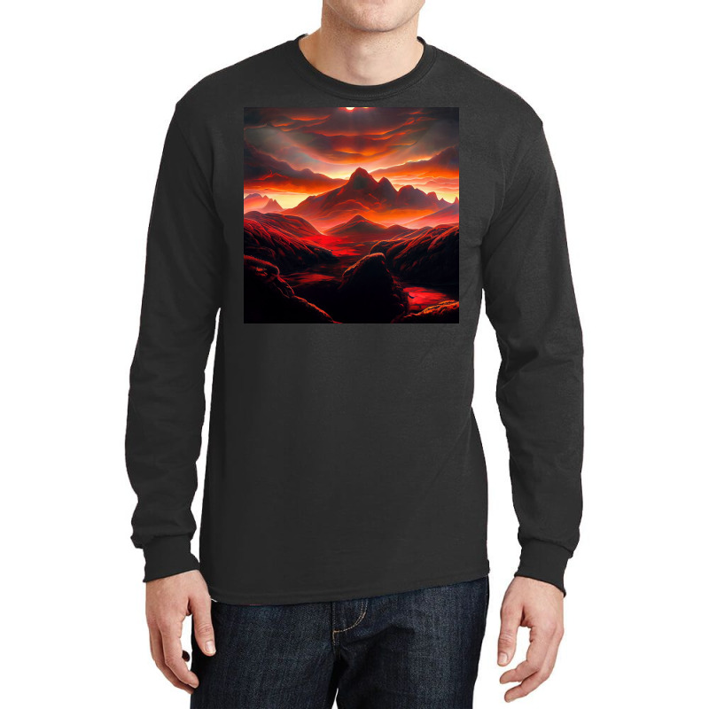 Sunset Time Long Sleeve Shirts by TheDol | Artistshot