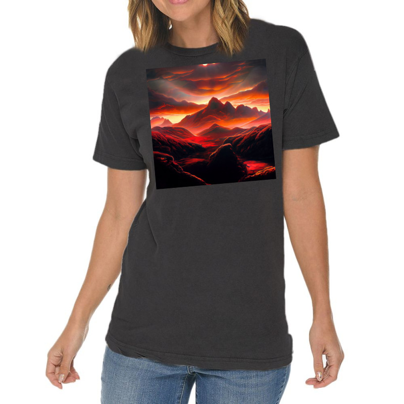 Sunset Time Vintage T-Shirt by TheDol | Artistshot