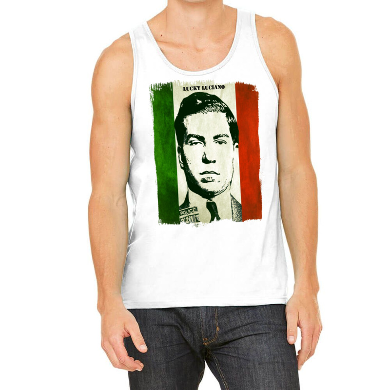 Lucky Luciano Italy Flag Tank Top | Artistshot