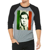 Lucky Luciano Italy Flag 3/4 Sleeve Shirt | Artistshot