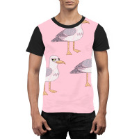 Angry Seagull Bird Bored Birds Funny Quote Graphic T-shirt | Artistshot