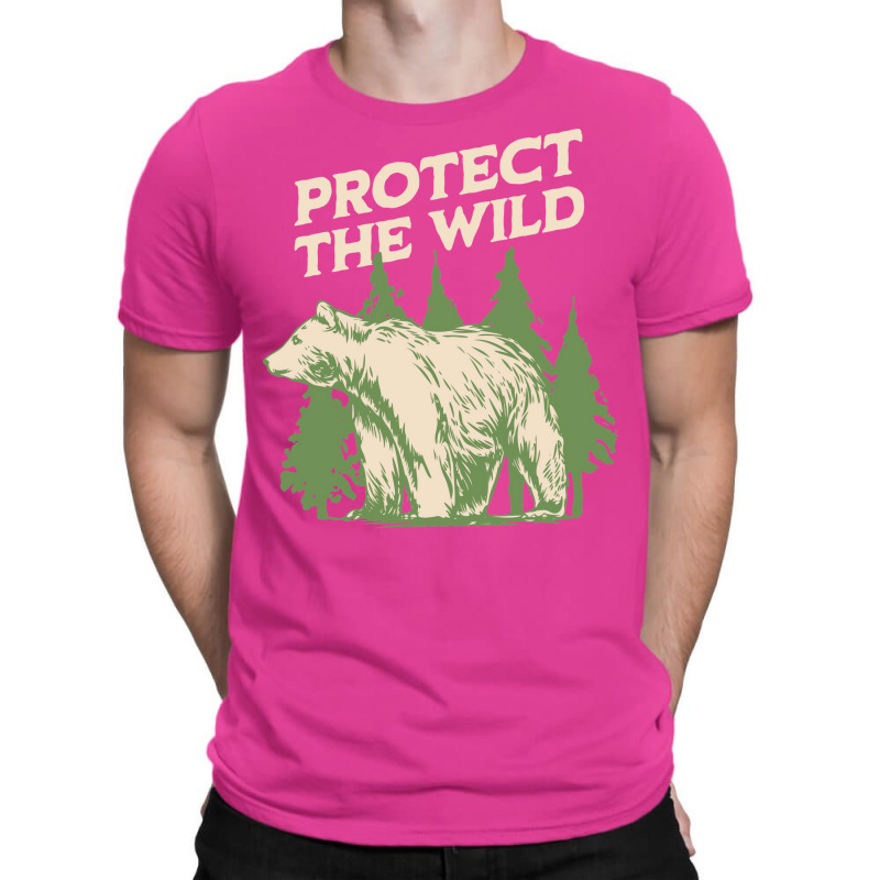 Protect The Wild Red T-Shirt by slibobatrouzn | Artistshot