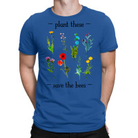 Plant These Save The Bees Watercolor Wildflowers 7 T-shirt | Artistshot