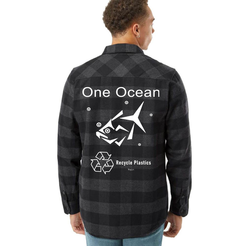 One Ocean Recycle Plastics Vintage Flannel Shirt | Artistshot