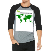 World Environment Day Hippie 3/4 Sleeve Shirt | Artistshot