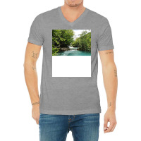 Small Waterfall Humor V-neck Tee | Artistshot