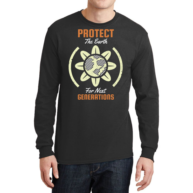 Earth Day Protect The Earth For Next Generations V Long Sleeve Shirts | Artistshot