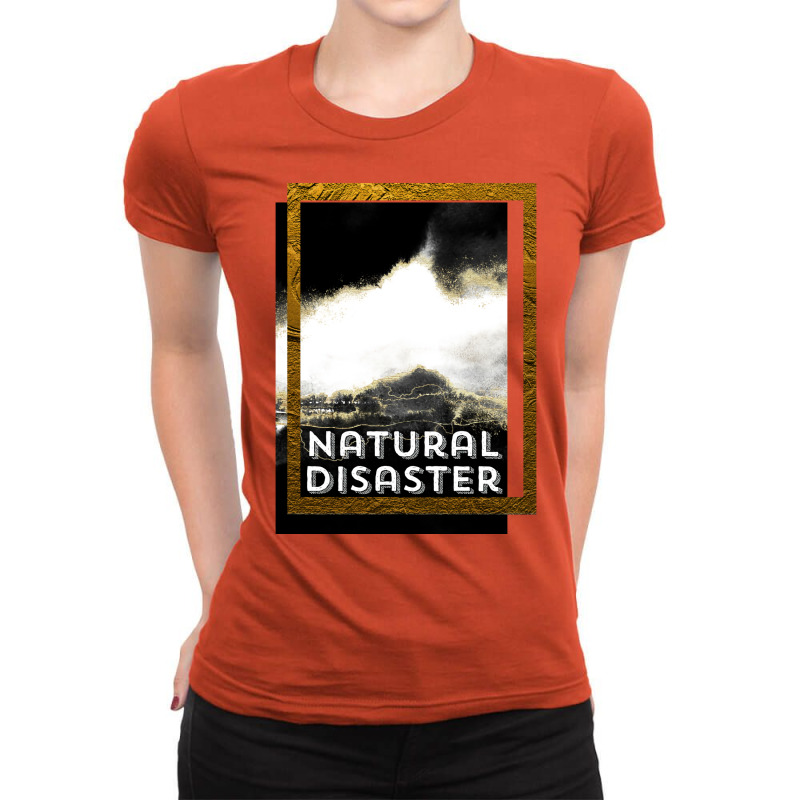 Natural Disaster Yellow Ladies Fitted T-Shirt by zuhaojumba1 | Artistshot