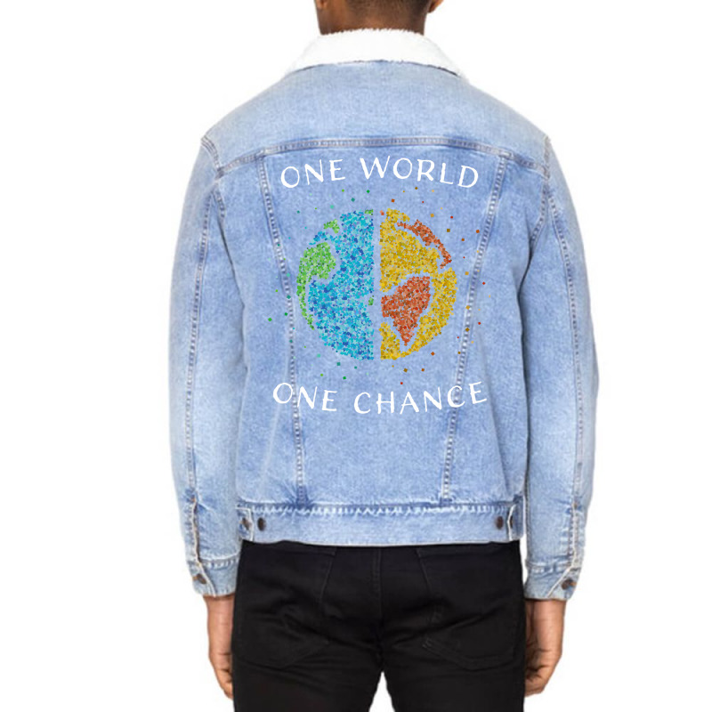 Environment Climate Earth Climate Change Nostalgia Unisex Sherpa-Lined Denim Jacket by doveriilskeh | Artistshot