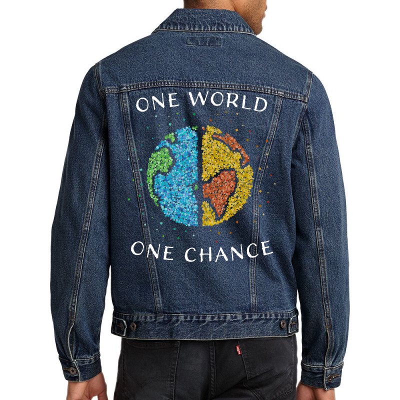 Environment Climate Earth Climate Change Nostalgia Men Denim Jacket by doveriilskeh | Artistshot