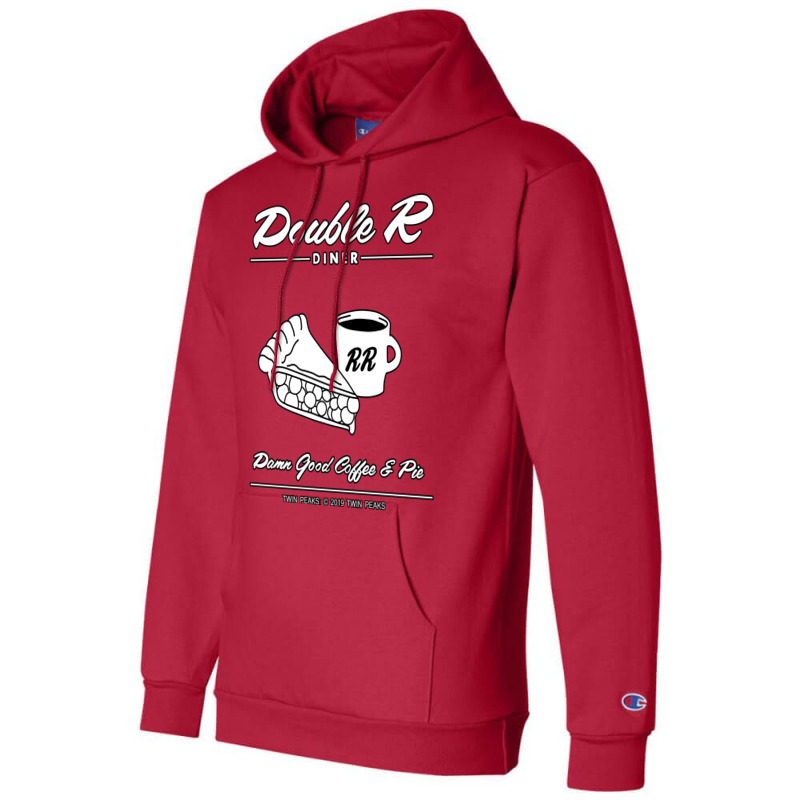 Double R Diner   Twin Peaks 2 Champion Hoodie | Artistshot