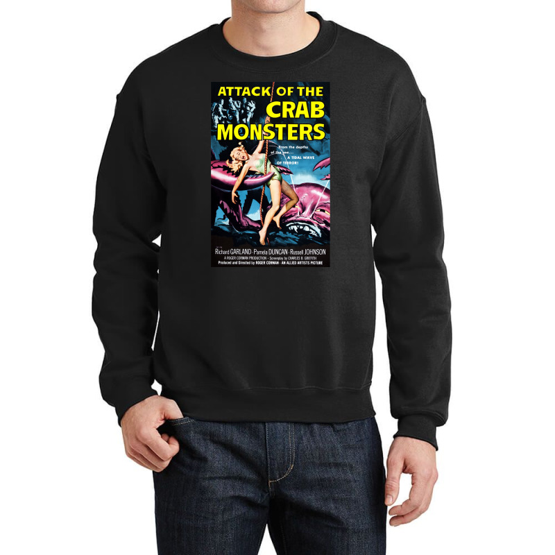 Attack Of The Crab Monsters Crewneck Sweatshirt | Artistshot