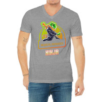 Medical Manager Ninja Yellow V-neck Tee | Artistshot