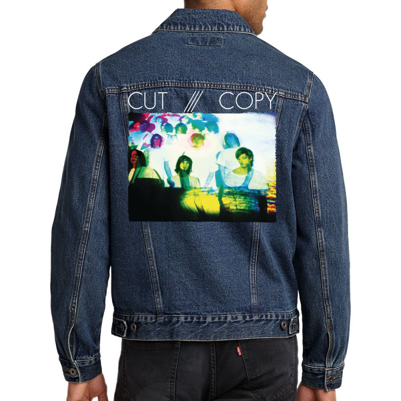 Cut Copy   In Ghost Colours Men Denim Jacket | Artistshot