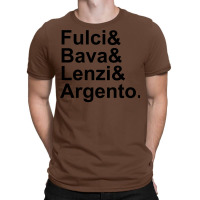 Italian Horror Ampersand   Fulci  Bava  Lenzi  Arg T-shirt | Artistshot