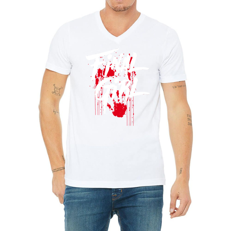 Killer Final Girl For Horror Loving Girls Teens An V-Neck Tee by ajidkannurp | Artistshot