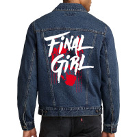 Killer Final Girl For Horror Loving Girls Teens An Men Denim Jacket | Artistshot