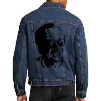 Jack Nicholson And Happy Smile Men Denim Jacket | Artistshot