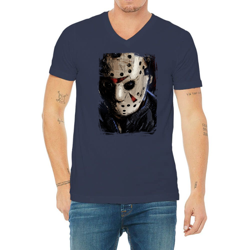 Jason Voorhees V-neck Tee | Artistshot