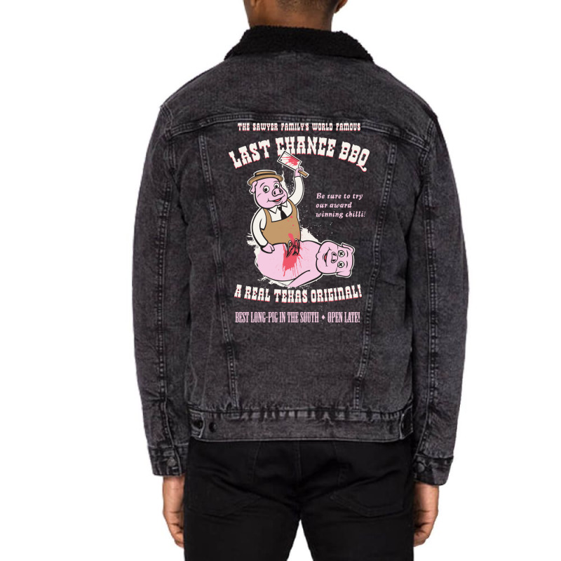 Last Chance Bbq Unisex Sherpa-lined Denim Jacket | Artistshot