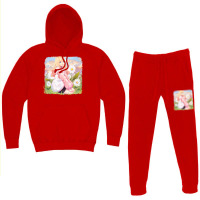 Flower Field Xi Yui Red Hoodie & Jogger Set | Artistshot