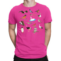 Various Birds Red T-shirt | Artistshot