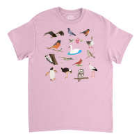 Various Birds Red Classic T-shirt | Artistshot