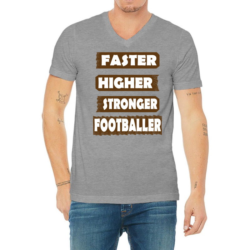 American Football Touchdown Runningback Aesthetic V-neck Tee | Artistshot