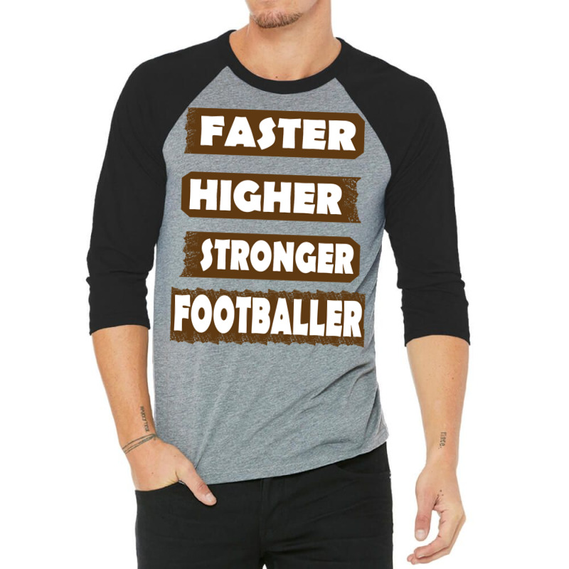 American Football Touchdown Runningback Aesthetic 3/4 Sleeve Shirt | Artistshot