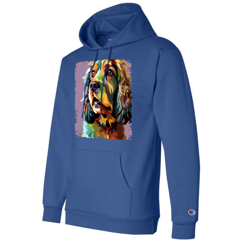 Field Spaniel Pop Art Dog Lover Gifts Girl Champion Hoodie by piltoroseros | Artistshot