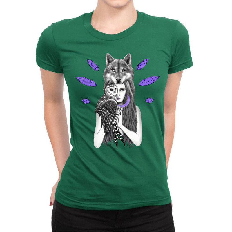 Wild At Heart Aesthetic Ladies Fitted T-Shirt by lorinealazem3 | Artistshot