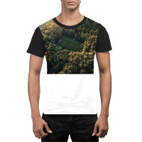 Soccer Pitch Music Graphic T-shirt | Artistshot