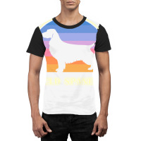 Field Spaniel Vintage Sunset Dog Cute Graphic T-shirt | Artistshot