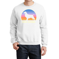 Field Spaniel Vintage Sunset Dog Cute Crewneck Sweatshirt | Artistshot