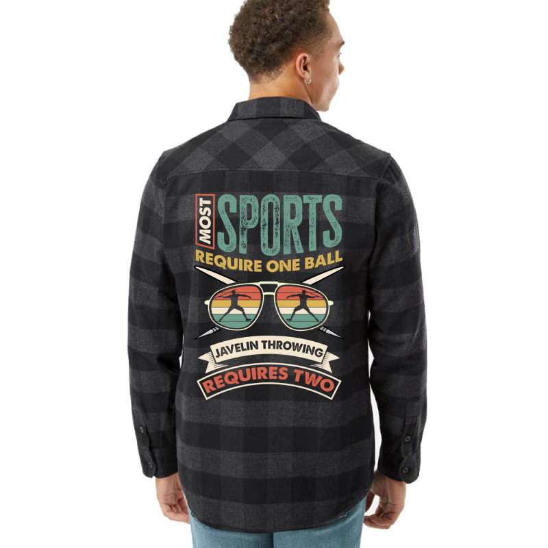 Track And Field Javelin Throwing Thrower Retro Flannel Shirt | Artistshot