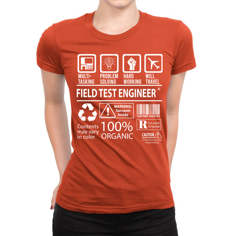 Field Test Engineer T  Multitasking Certified Job Ladies Fitted T-Shirt by hafethbonoz | Artistshot