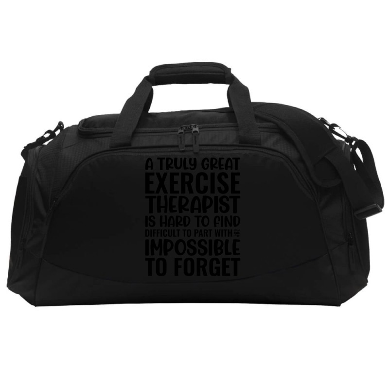 A Truly Great Exercise Therapist Is Hard To Find D Active Duffel | Artistshot