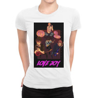 Lovejoy - Minimalist Amateur Concert Ladies Fitted T-shirt | Artistshot