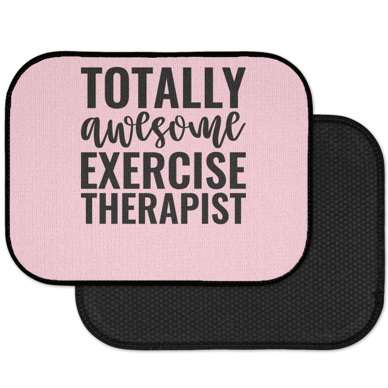 Totally Awesome Exercise Therapist Green Rear Car Mat | Artistshot