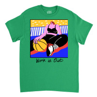 Work It Out Retro Classic T-shirt | Artistshot