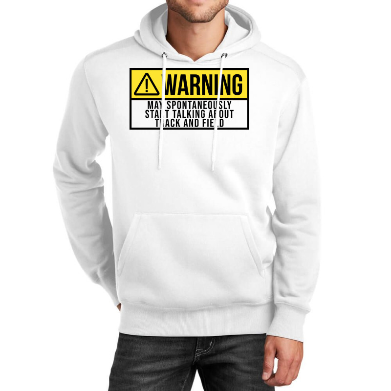 Track And Field Quote Unisex Hoodie by azapogosw | Artistshot